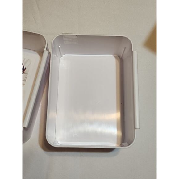 Set of 2 Brightroom Cart Organizers White 7 7/16" x 5 3/4" x 3 5/16" Side Hang - Picture 8 of 9